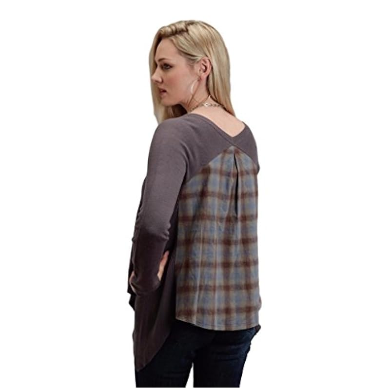 Stetson Womens Grey Sweater Knit Peasant Top Grey XS ‎womens Sweaters Stetson