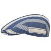Stetson Stetson Kent Twotone Stripes Flat Cap Men - Made in Germany Blue-beige ‎mens Hats & Caps