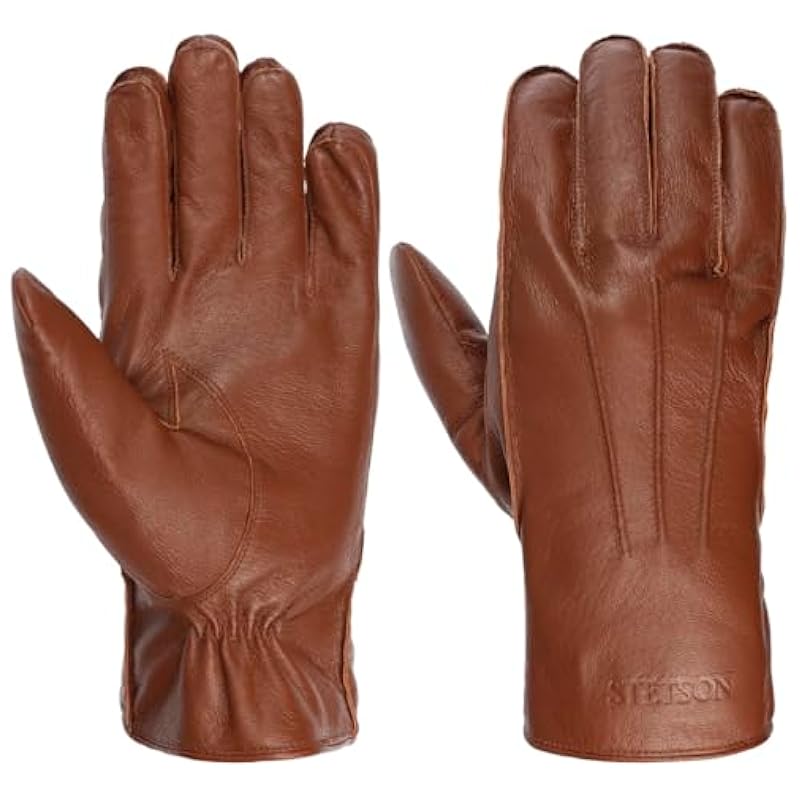 Stetson Janesville Leather Gloves Men - Brown Stetson ‎mens Gloves & Mittens