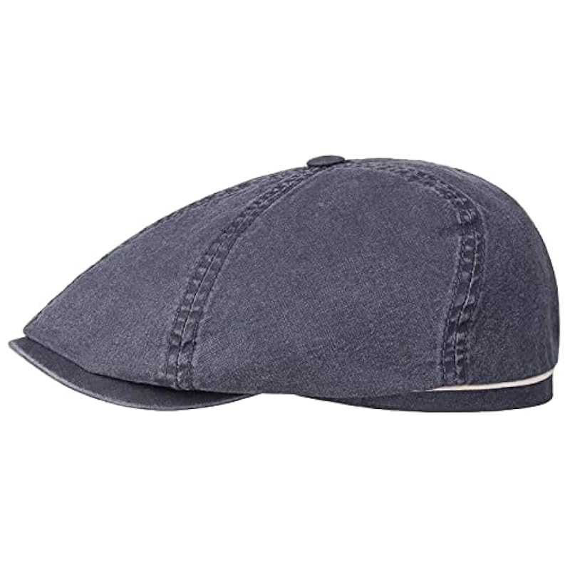 ‎mens Hats & Caps Stetson Stetson Delave Organic Cotton Flat Cap Men - 7 1/2-7 5/8