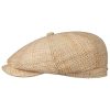 ‎mens Hats & Caps Stetson Stetson Hatteras New Toyo Flat Cap Men - Nature