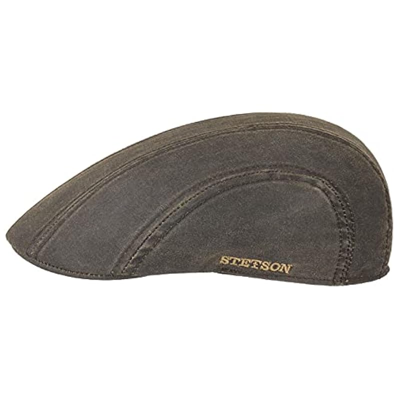 Stetson Stetson Madison Old Cotton Flat Cap Women/Men Brown 6 3/4-6 7/8 ‎unisex-ad Hats & Caps