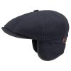 Stetson Stetson Hatteras Earflap Flat Cap Men | Blue ‎mens Hats & Caps