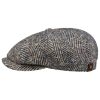Stetson Hats & Caps ‎mens Stetson Hatteras Wool Colour Neps Flat Cap Men - Beige
