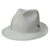 Stetson Latte Milan Fedora Cognac Hat (TSLATTB152001) White Hats & Caps Stetson
