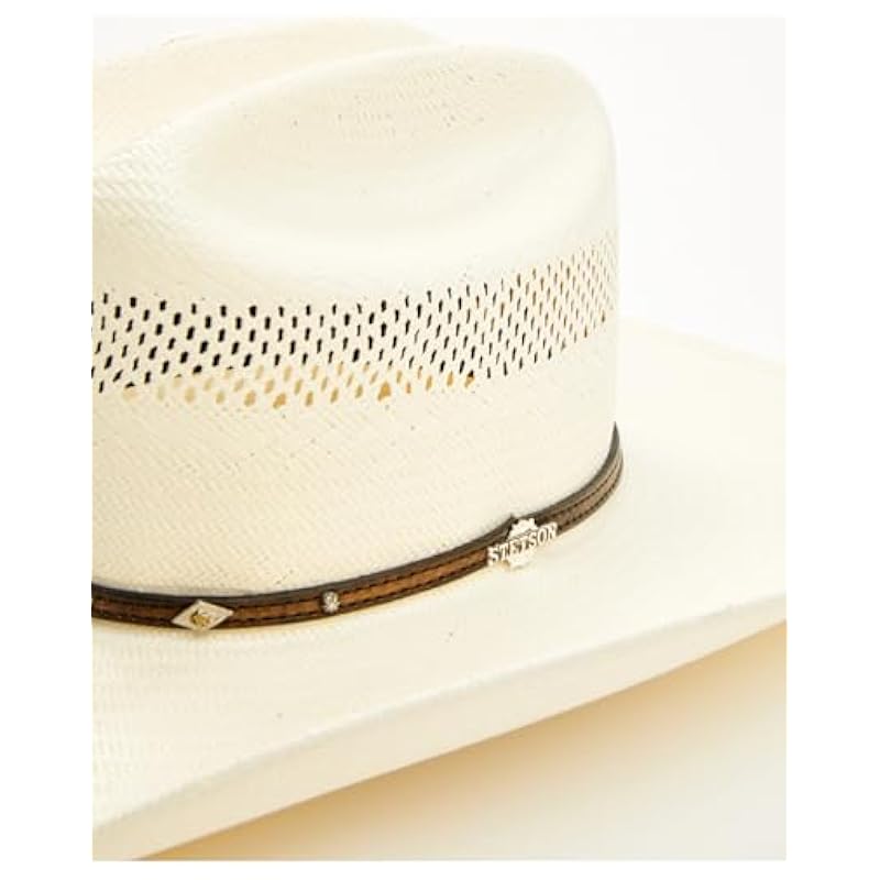 Stetson Hats & Caps ‎mens Stetson Uni‎mens Lobo 10X Straw Cowboy Hat - Sslobo-3042 Natural