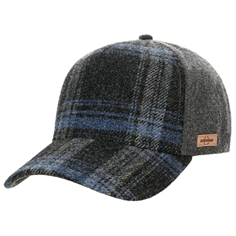 Stetson Hats & Caps ‎womens Stetson Shadow Plaid Cap Women/Men - Blue-grey