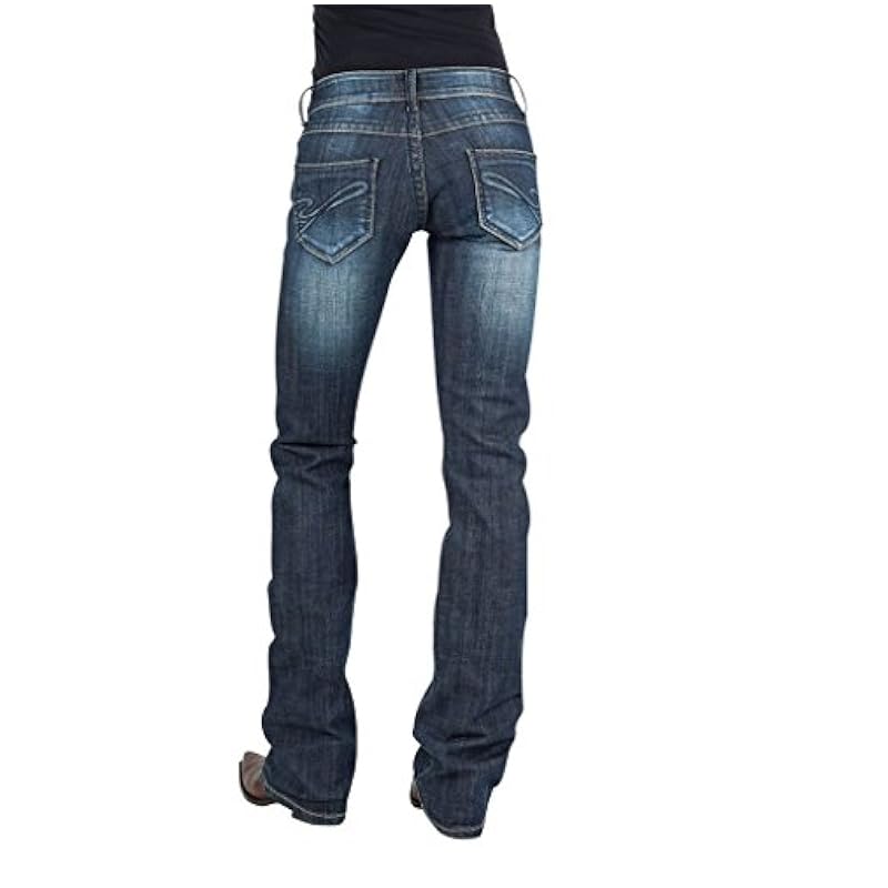 ‎womens Jeans Stetson Stetson Women's Hollywood Bootcut Jeans Blue 22 XL