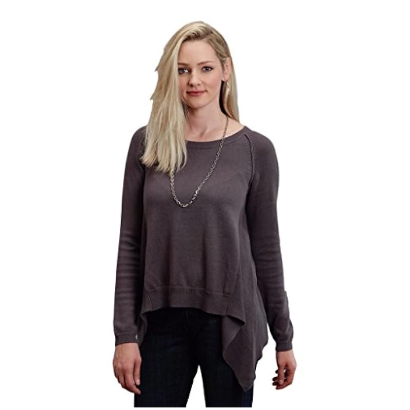 Stetson Womens Grey Sweater Knit Peasant Top Grey XS ‎womens Sweaters Stetson