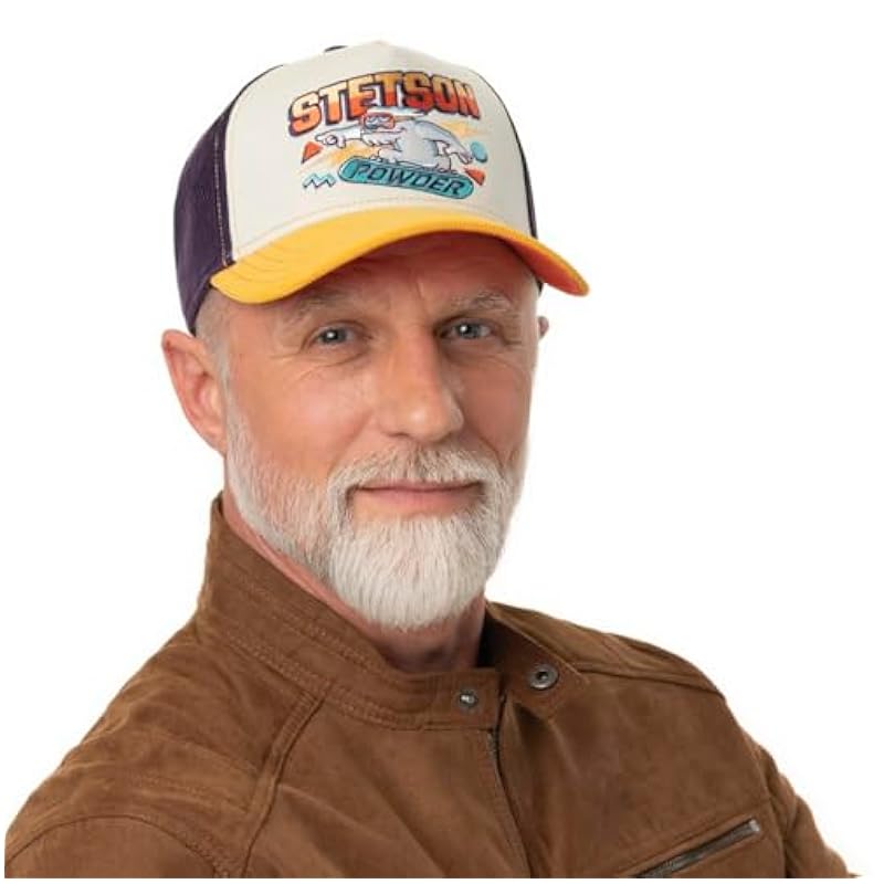 Stetson Hats & Caps ‎mens Stetson Snowboard Trucker Cotton Cap Men Purple One Size
