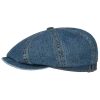 Stetson Hats & Caps ‎mens Stetson Hatteras Jeans Flat Cap Men - Denim