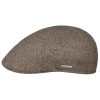 Stetson Texas Fine Herringbone Flat Cap Men - Made in The EU Beige Stetson ‎mens Hats & Caps