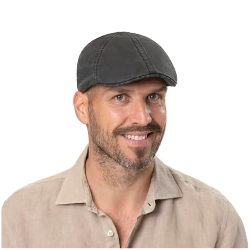 Stetson Texas Organic Cotton Flat Cap Men | White Stetson ‎mens Hats & Caps