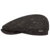 Stetson Bright Spots Cashmere Flat Cap Men - Made in The EU Dark Grey Stetson ‎mens Hats & Caps