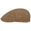 Stetson Eskridge Ivy Jersey Flat Cap Women/Men - Made in The EU Beige-brown ‎womens Hats & Caps Stetson