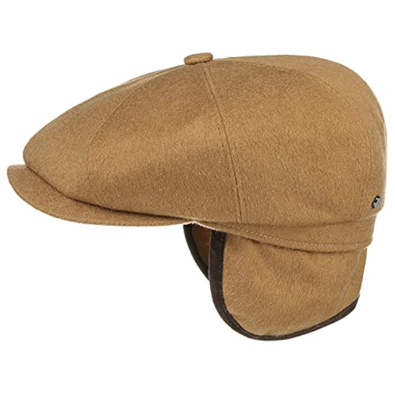 Stetson Hatteras Loden Earflaps Cap Men - Made in Germany Camel Stetson ‎mens Hats & Caps