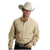 Stetson Men's Solid Button Shirt Yellow Small ‎mens Shirts Stetson