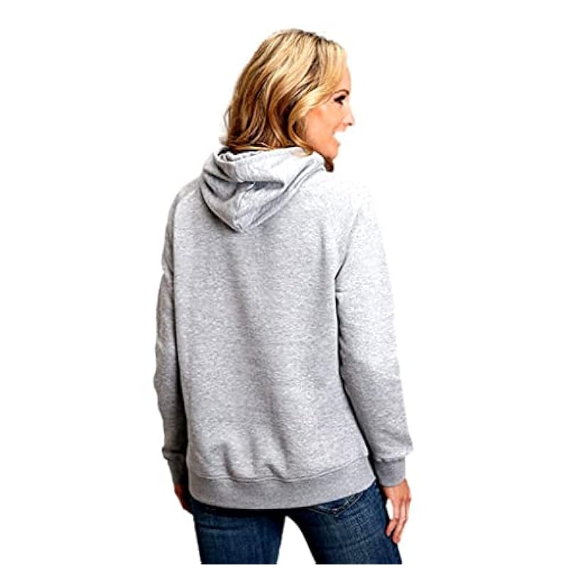 Stetson Womens Grey Cotton Blend Star In The Middle Hoodie S Stetson ‎womens Fashion Hoodies & Sweatshirts