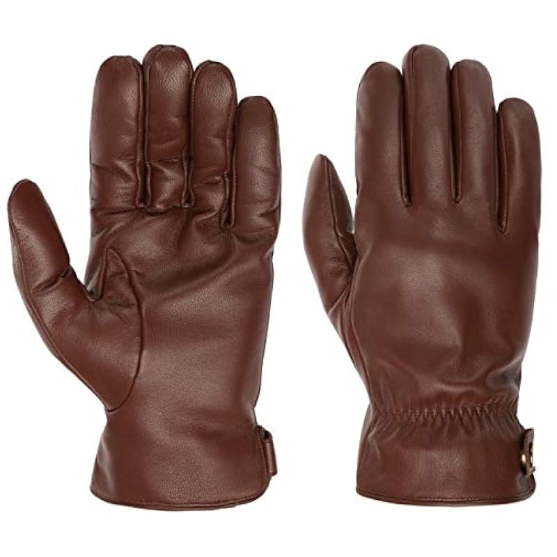 Stetson Stetson Conductive Leather Gloves Men - Brown ‎mens Gloves & Mittens