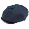 Stetson Men's Lancaster Eight Quarter Cap Navy ‎mens Hats & Caps Stetson