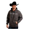 Stetson Stetson Mens Charcoal Cotton Blend Distressed USA Hoodie XL ‎mens Fashion Hoodies & Sweatshirts