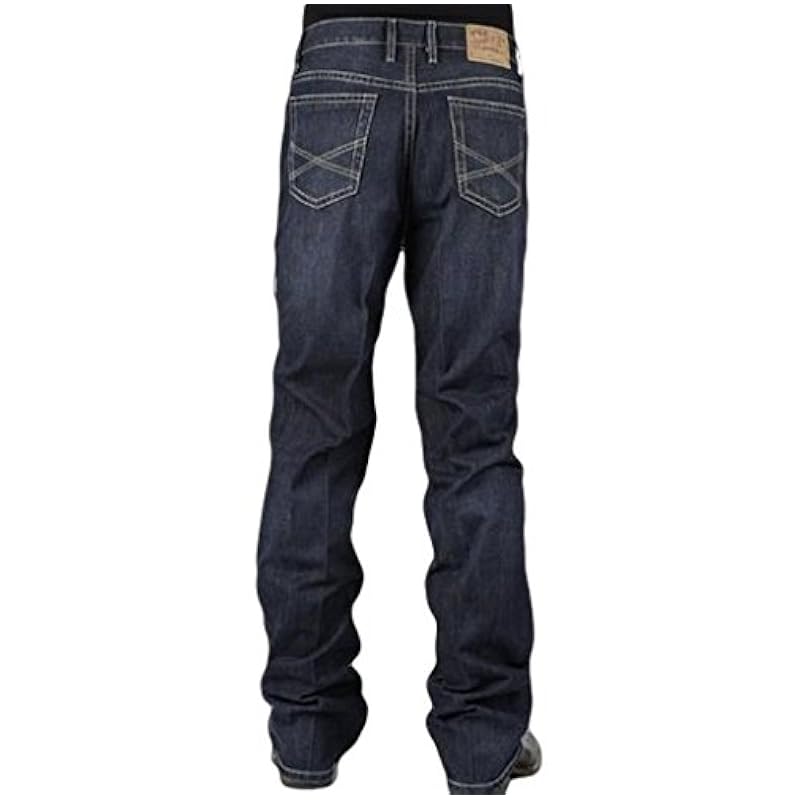 ‎mens Jeans Stetson Stetson Men's 1520 Standard Straight-Leg Jean Blue