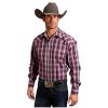 Stetson Stetson mens Western Wine ‎mens Shirts