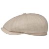 Stetson Hatteras Sustainable Uni Twill Flat Cap Men - Made in The EU Oatmeal Stetson ‎mens Hats & Caps