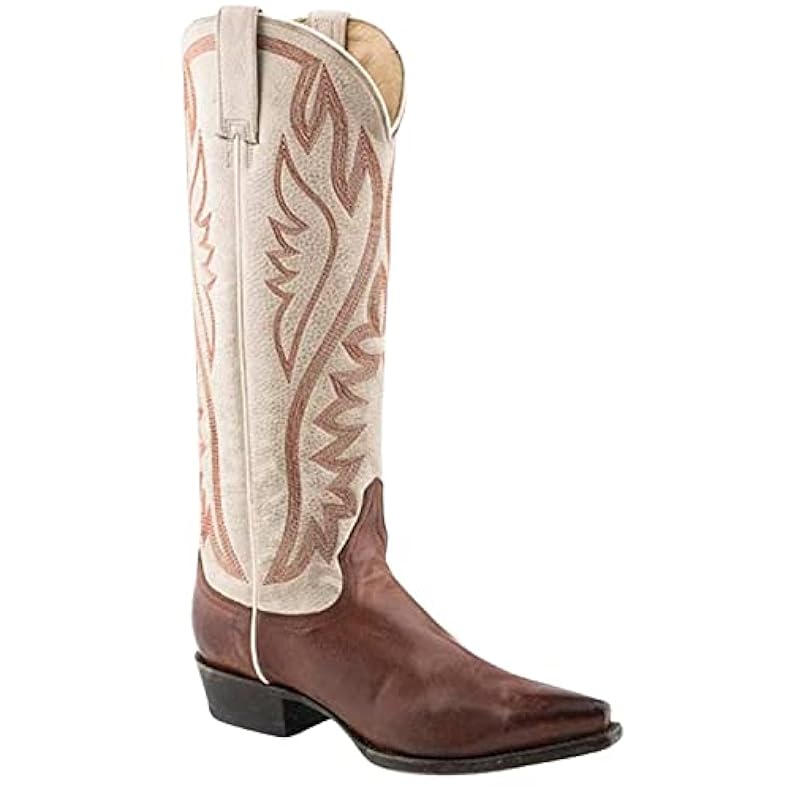 Stetson Stetson Women's Liv Western Boot Snip Toe Brown 7 M US ‎womens Boots