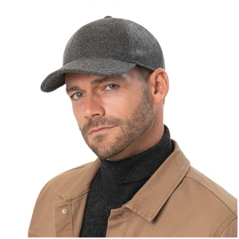 Stetson Cashmere Cap Men - Dark Grey Stetson ‎mens Hats & Caps