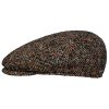 Stetson Stetson Colour Spots Driver Flat Cap Men - Made in The EU Black ‎mens Hats & Caps