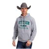Stetson Fashion Hoodies & Sweatshirts ‎men Stetson Western Sweatshirt Mens Collegiate L Gray 11-097-0562-0927 GY