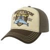 ‎womens Hats & Caps Stetson Stetson Wild Life Since 1865 Trucker Cap Women/Men - Beige-brown