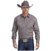 Stetson Stetson Grey Mini Foulard Print - Mens Shirt ‎mens Shirts