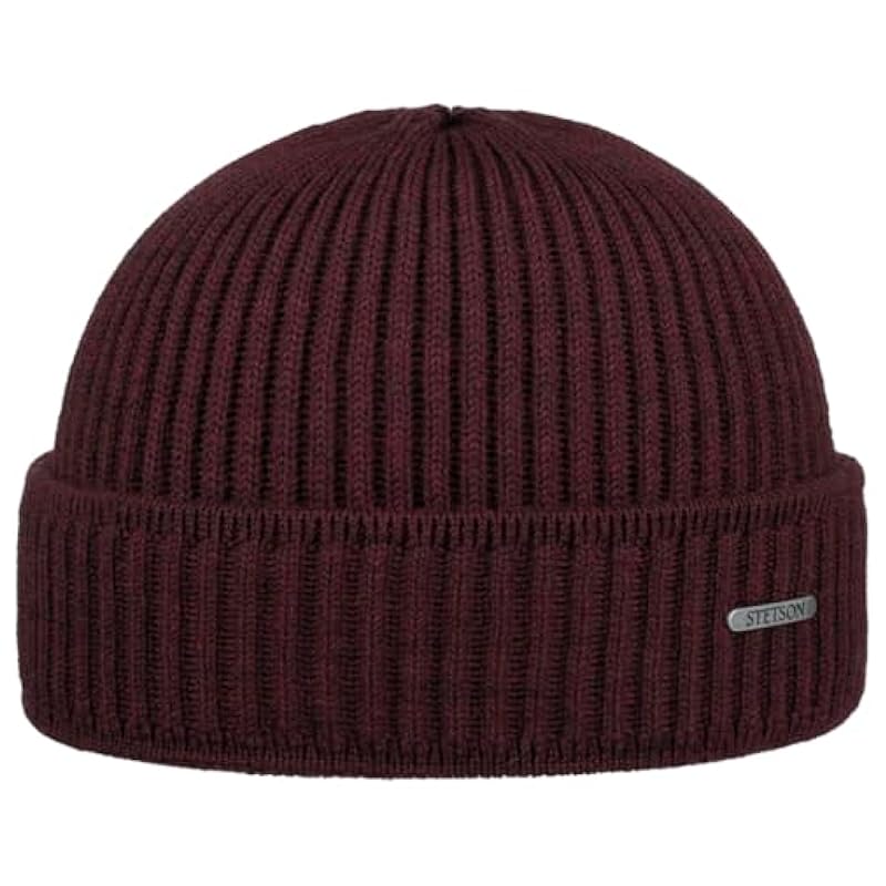Stetson Stetson Parkman Knit Hat Women/Men | Made in Italy Bordeaux ‎unisex-ad Hats & Caps