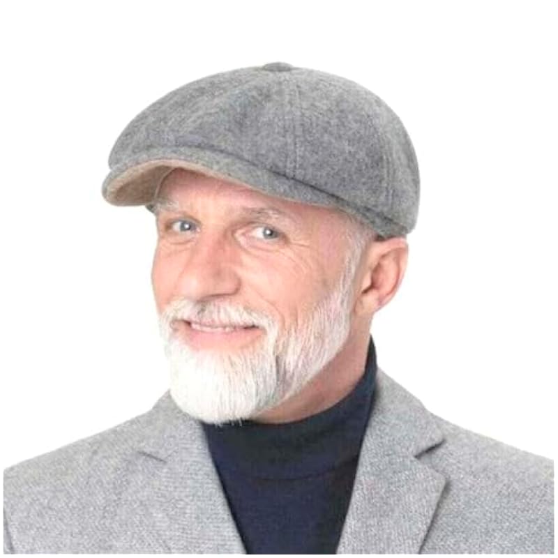Stetson Stetson Hatteras Wool Doubleface Flat Cap Men - Made in The EU Beige ‎mens Hats & Caps