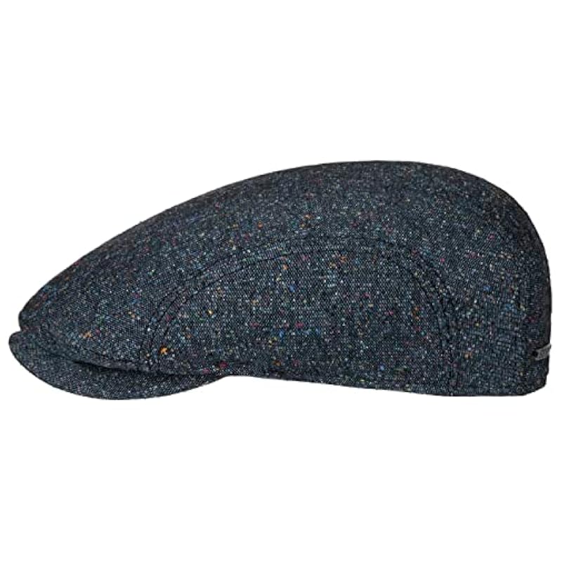 ‎mens Hats & Caps Stetson Stetson Donegal Colour Spots Flat Cap Men - Made in The EU Blue