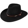 ‎mens Hats & Caps Stetson Stetson Men's Wildwood Crushable Hat Black