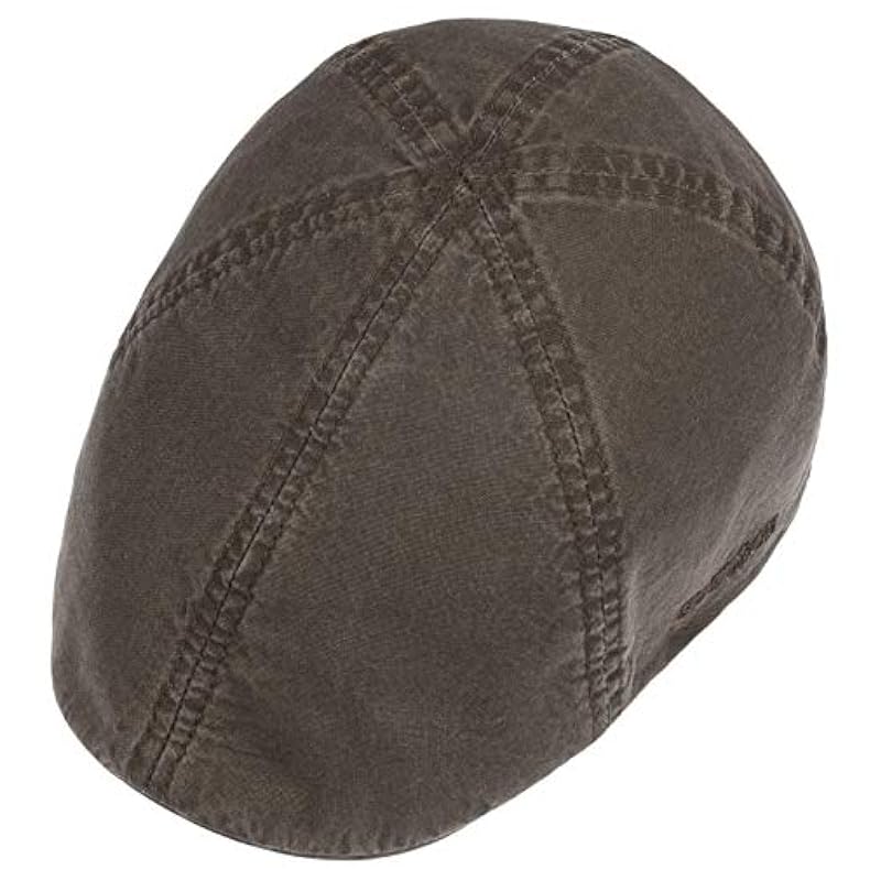 Stetson Stetson Texas Organic Cotton Flat Cap Men | Brown ‎mens Hats & Caps