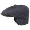 Stetson Hatteras Loden Earflaps Cap Men - Made in Germany Blue Stetson ‎mens Hats & Caps