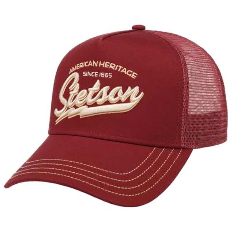 Stetson Since 1865 Trucker Cap Men bordeaux One Size ‎mens Hats & Caps Stetson