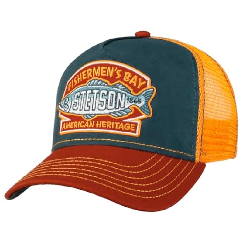 ‎unisex-ch Hats & Caps Stetson Stetson Fishermen´s Bay Trucker Cap Men - Orange