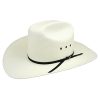 Stetson And Dobbs Hats RSLCAT-6740 Long Cattleman,Eyelet,Long Ova Hat, Natural - L-XL Stetson ‎unisex-ad Hats & Caps