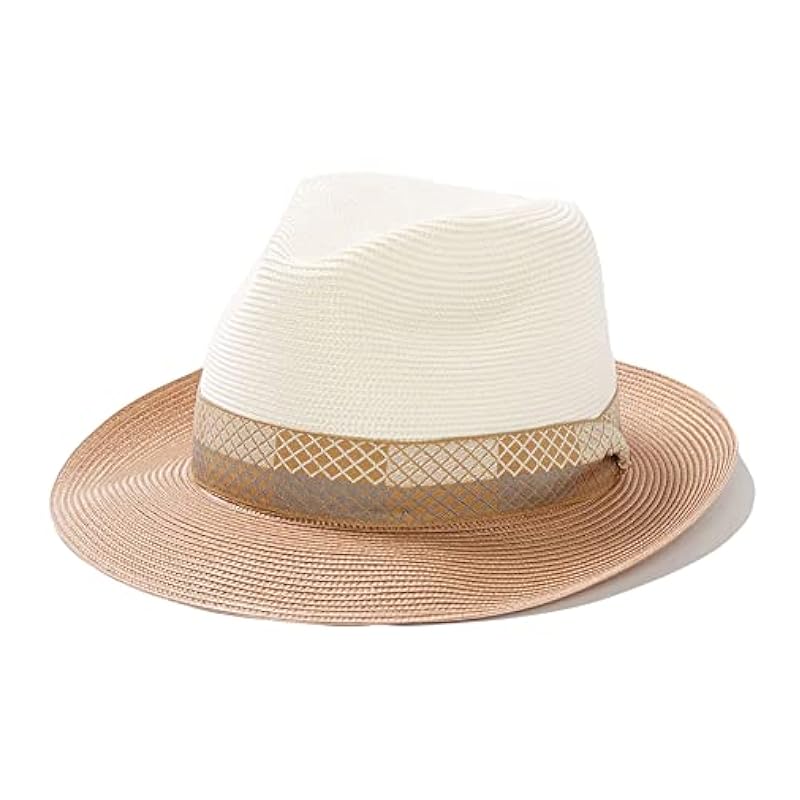 Stetson Men's Andover Florenine Milan Straw Hat Ivory/Cognac Stetson ‎mens Hats & Caps