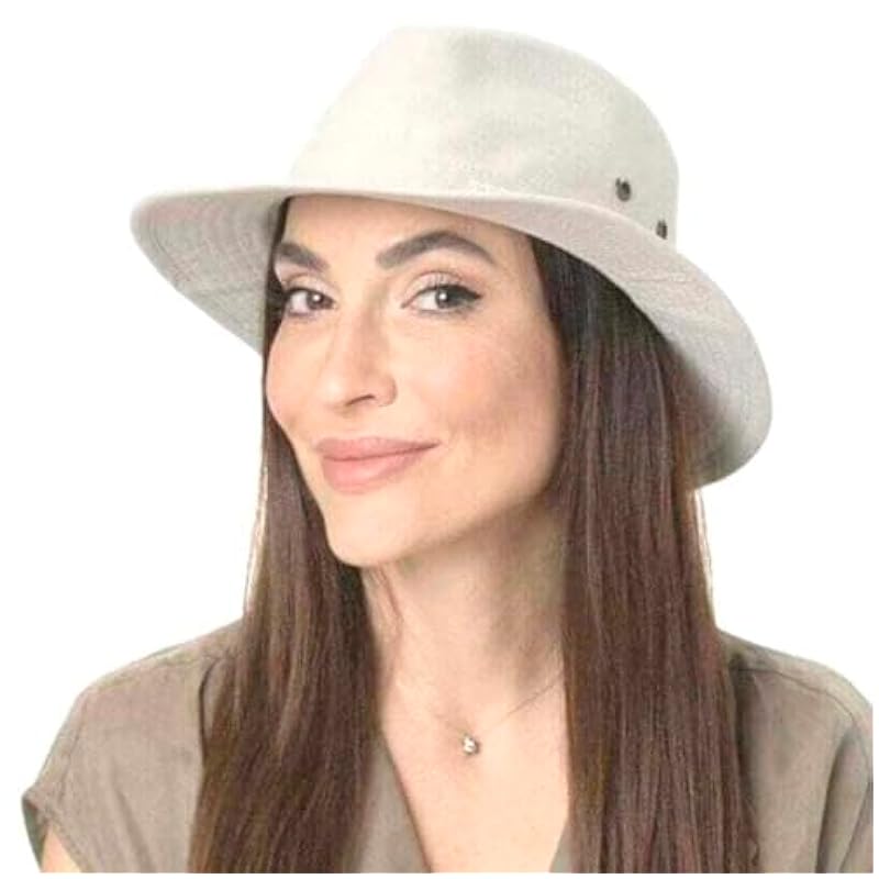 ‎mens Hats & Caps Stetson Stetson Organic Cotton Traveller Hat Men | Black