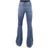 Stetson Women's 921 High Rise Flare Jeans Blue LNG ‎womens Jeans Stetson