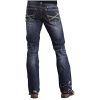 Stetson Stetson Men's Rock Fit X Stitched Jeans Big and Tall Dark Stone 35W x 38L ‎mens Jeans