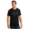 Stetson Shirts ‎mens Stetson Mens Black 100% Cotton The Boss S/S Raw Edge T-Shirt L