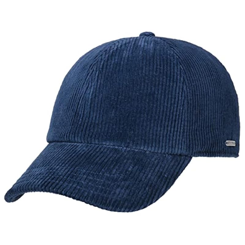 ‎mens Hats & Caps Stetson Stetson Ashton Corduroy Cap Men Navy 7 1/4-7 3/8