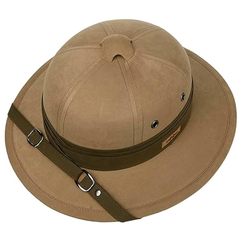Stetson Stetson Waxed Cotton Pith Helmet Women/Men - Khaki ‎mens Hats & Caps